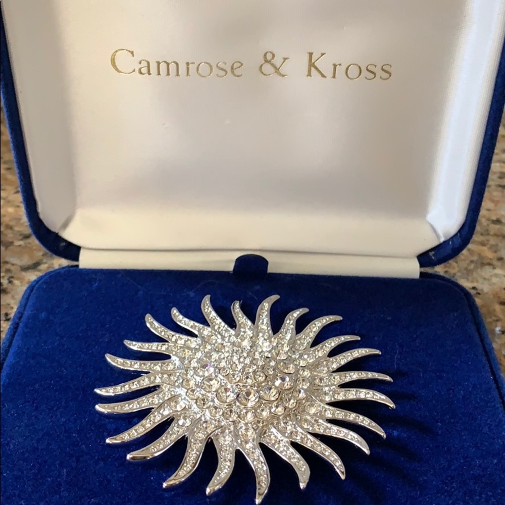 Camrose & Kross Crystal brooch